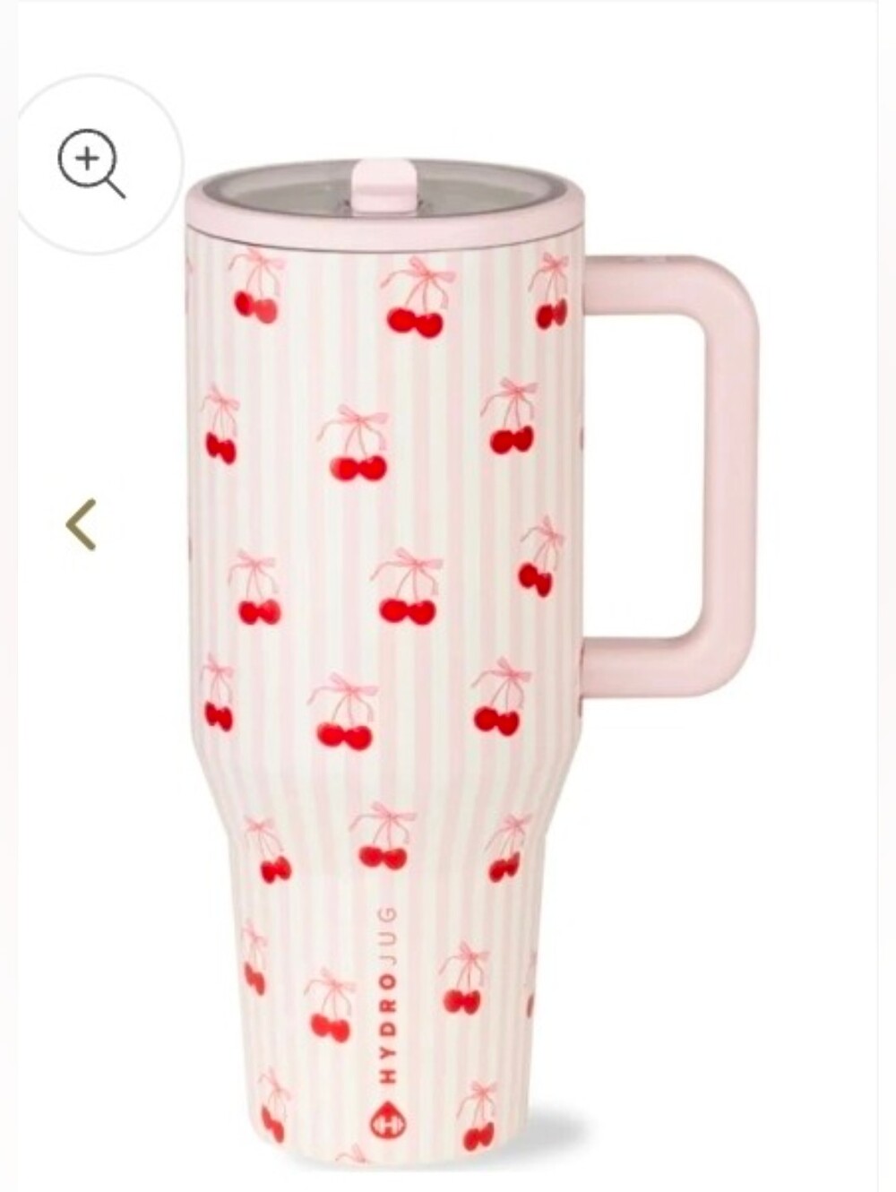 40oz Tumbler - Sweet Cherry (Pink)